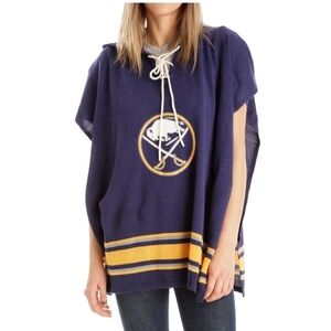 NHL | Buffalo Sabres Stylish Knitted Cowl Hood Poncho sz OS